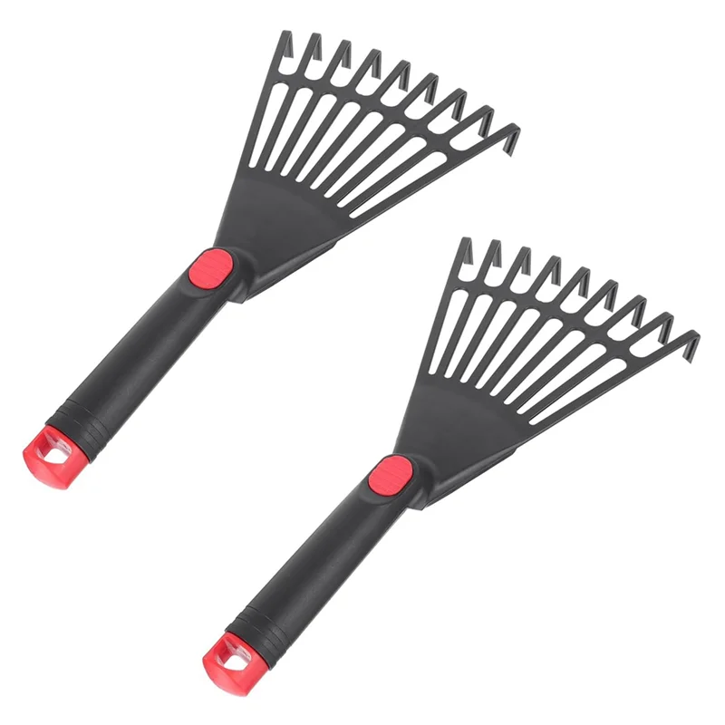 

Gardening Hand Rake Hand Tiller Small Garden Rake Forgardening Short Handle Rake Forcultivating Loosening Soil Spreading