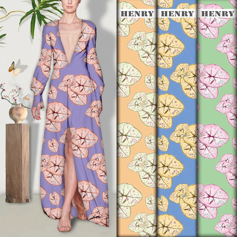 

2025 Digital Printed Polyester Fabric - Stretch/Non-Stretch - Custom Print for Dress/Scarf/Bedding