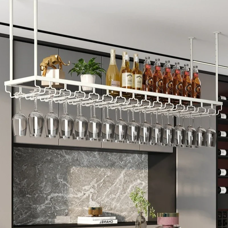 red wine glass rack, household light luxury high-end wine glass rack, hanging upside down goblet rack, bar wine rack