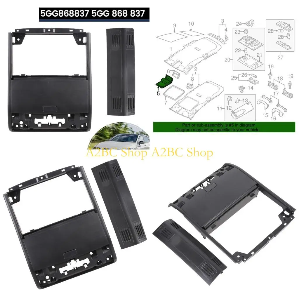 

A2BC Multiple Function Car Ceiling Light Unit Highlighting Glasses Owner 5GG868837
