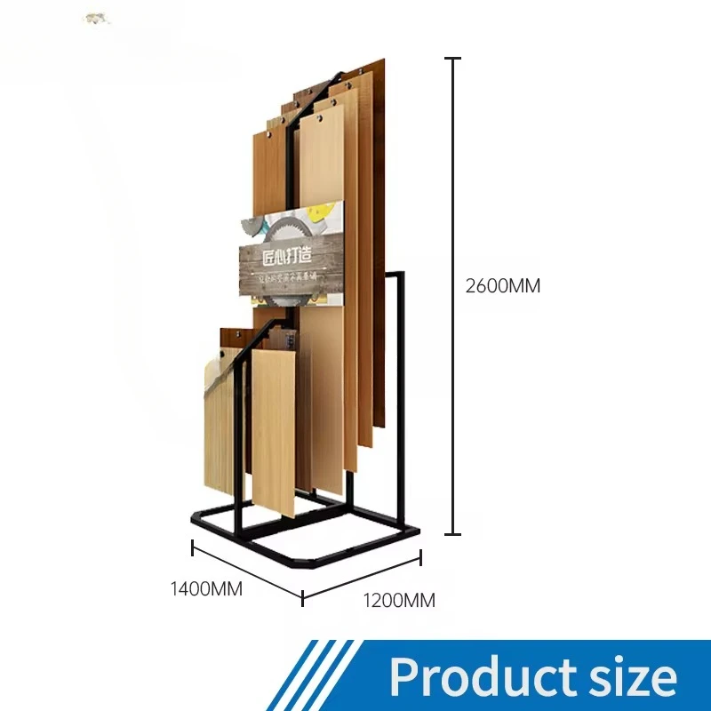 Wood Flooring Displays Racks Floor Display Stand For Showroom Display System