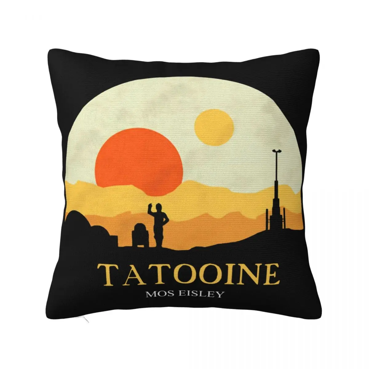 Herren Grau Mos Eisley Tatooine Star Geschenke Fur Fans Gamer War R2 Goth Sale Hot Present New Print Pillow Case