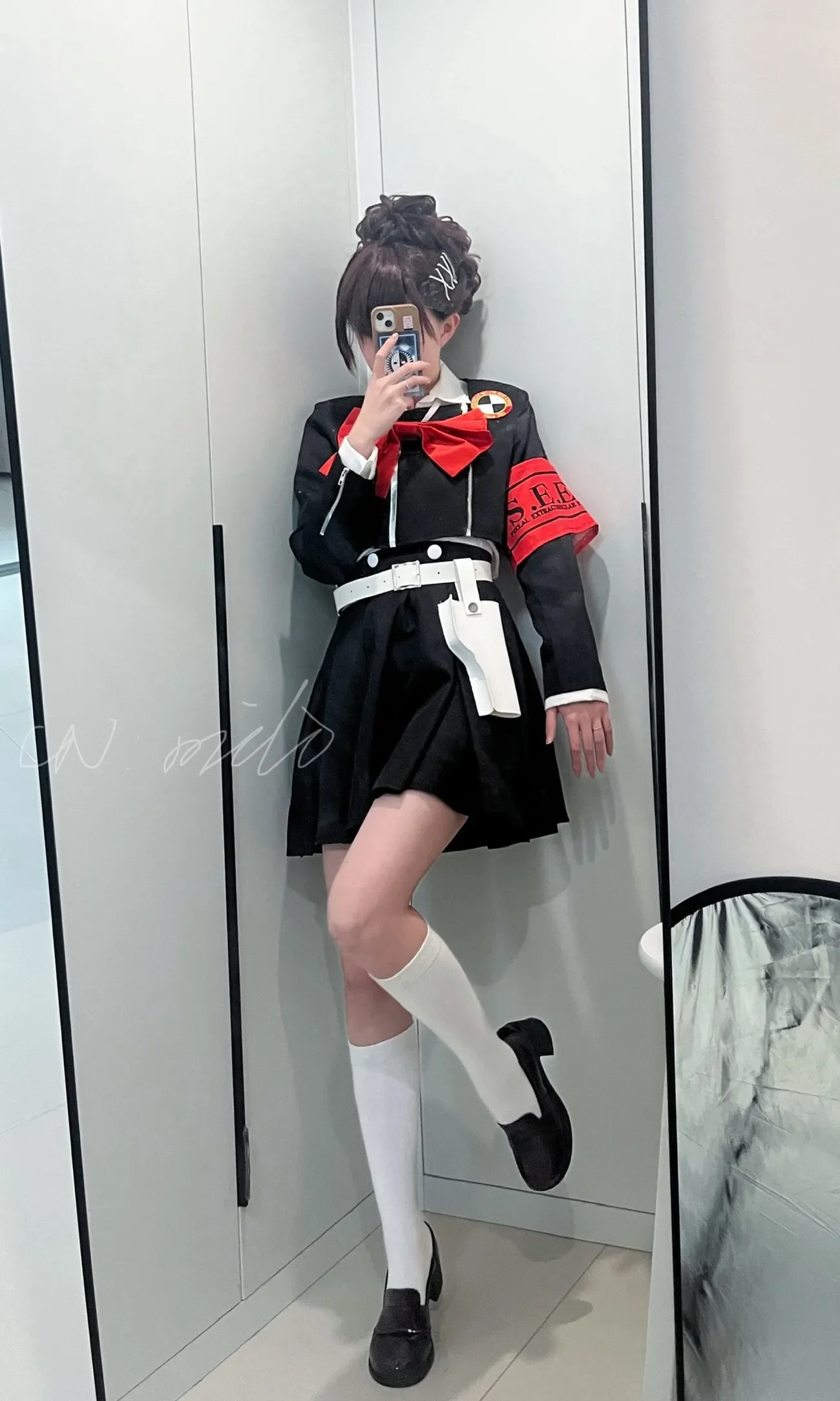 Spiel Gekkoukan High School S.E.E.S. Uniform Aegis Aigis Hamuko weiblicher Protagonist Cosplay Kostüme Halloween Karneval Party Anzug