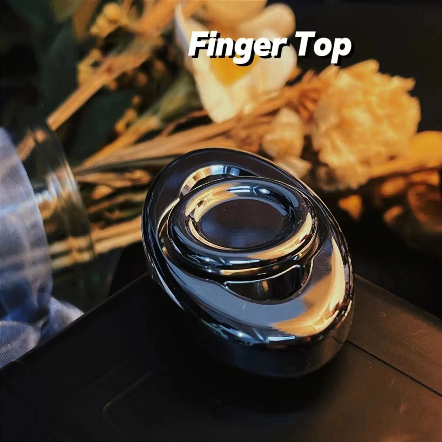 T-MAX Stainless Steel Fingertip Gyro EDC Stress Relief Toys Fidget Spinner Office Gift