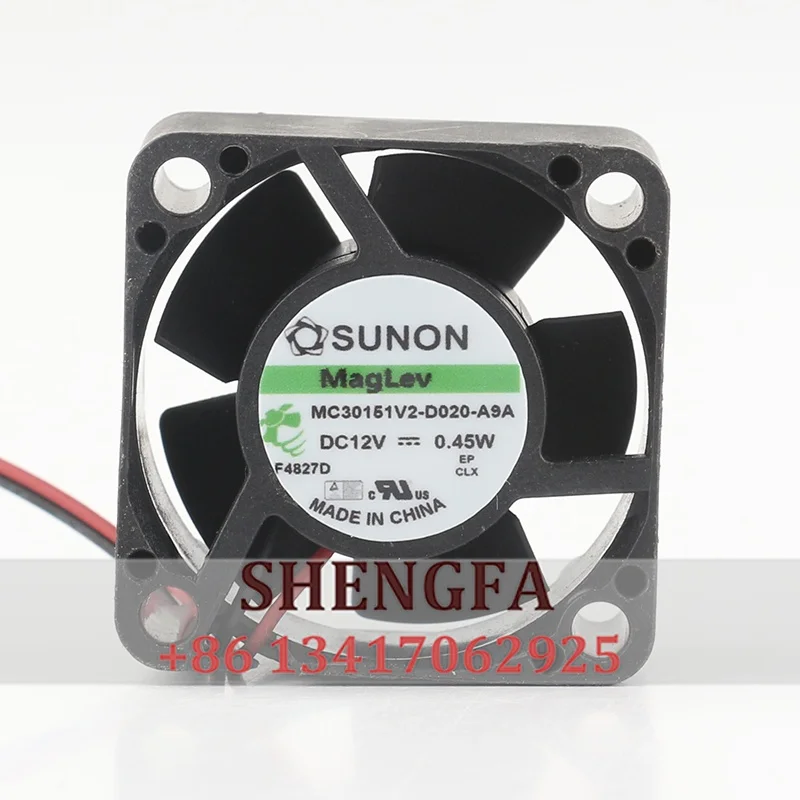 Original MC30151V2-D020-A9A 3015 30X30X15MM 3-centimeter miniature cooling fan 5V 24V 48V DC12V 0.45W