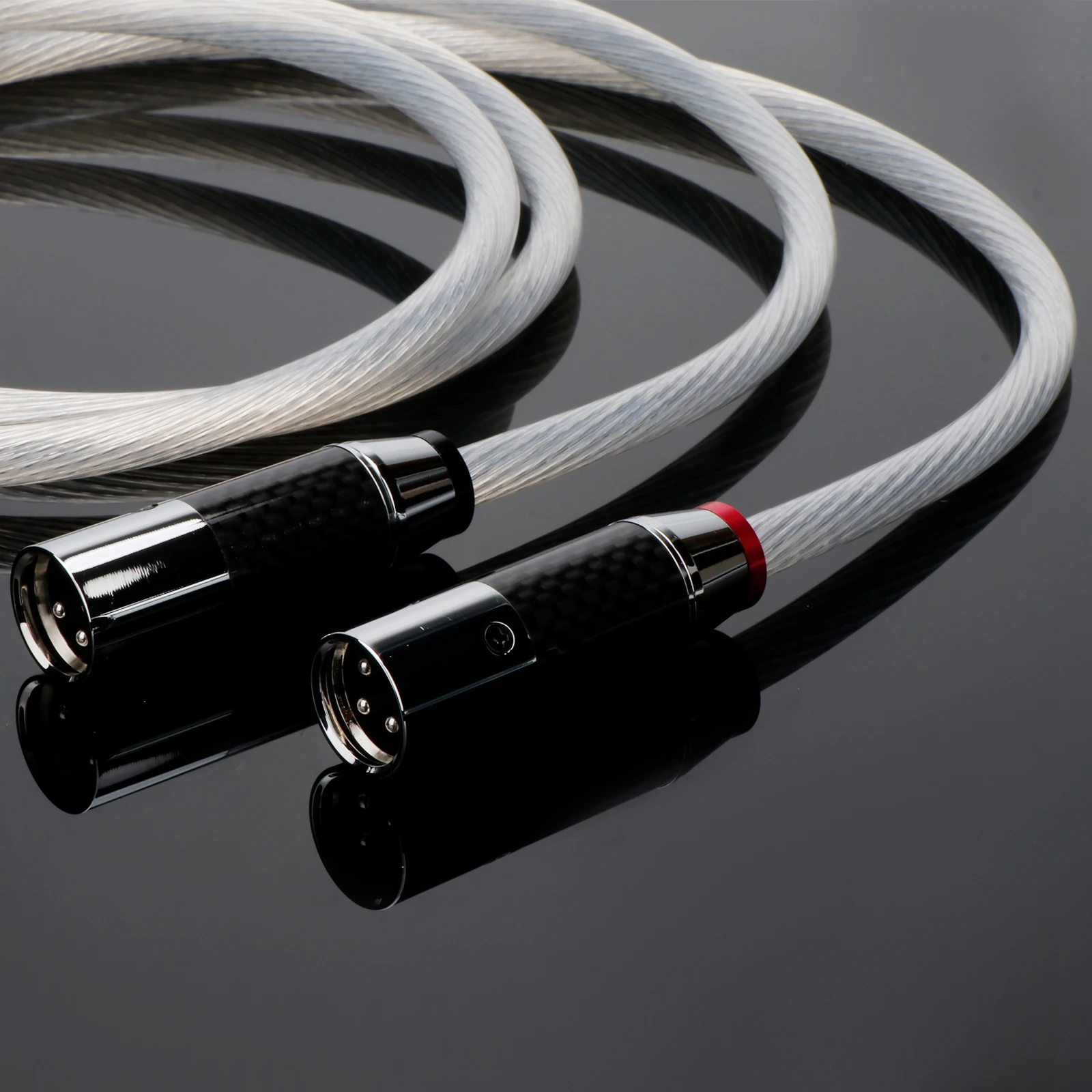 زوج كابل تمديد سلك RAC إلى XLR occ كابل إشارة مطلي بالفضة كابل ربط الصوت عالي الجودة كابل الصوت