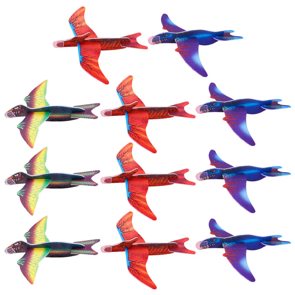 

48Pcs Foam Airplane Gliders Dinosaur Flying Planes for Kids Easy Assembly Outdoor Play Birthday Party Classroom Favors