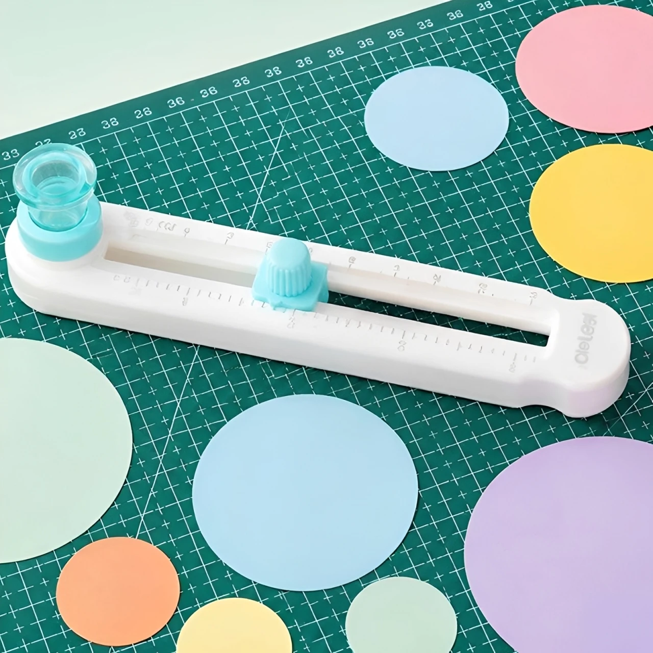 Adjustable Circle Cutter with Measuring Scale – Precision Round Paper Trimmer for Scrapbooking, Craft, Photo, Card Making TMZ