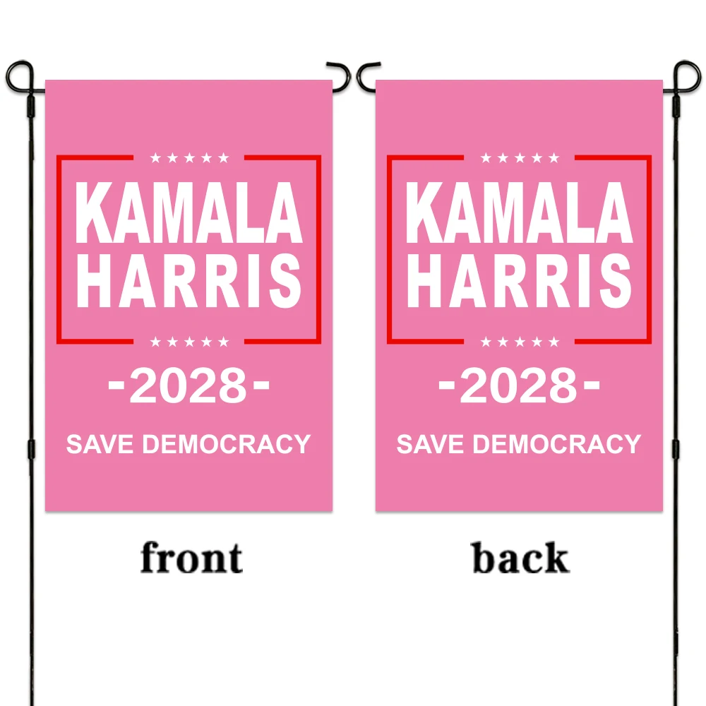 KAMALA HARRIS 2028 12x18 inch Garden Flag Banner Outdoor Decoration