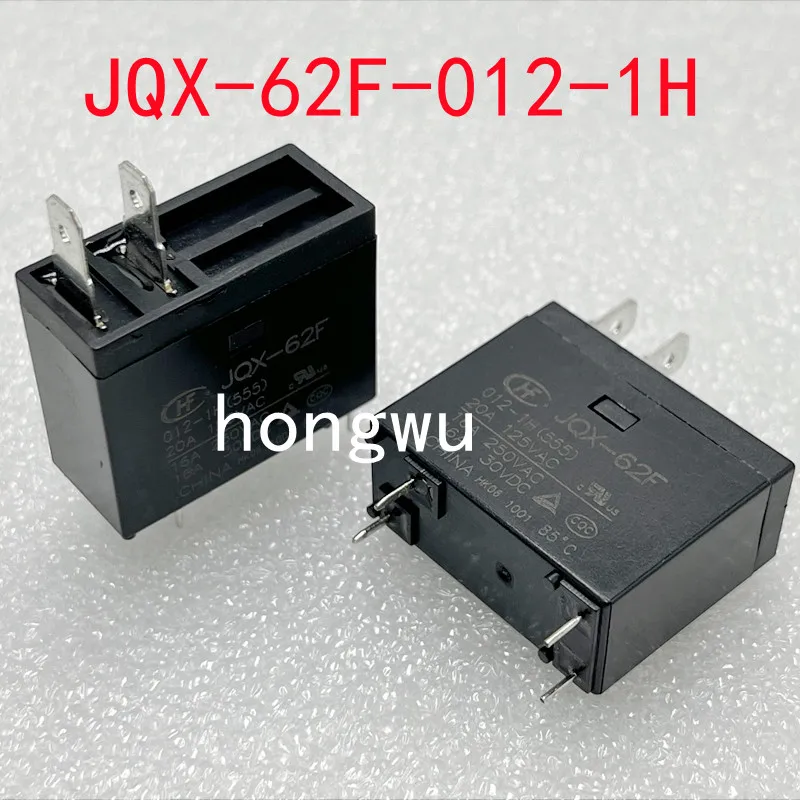 100% Original New 2PCS  JQX-62F-012-1H  DC12V relay  16A  4pins