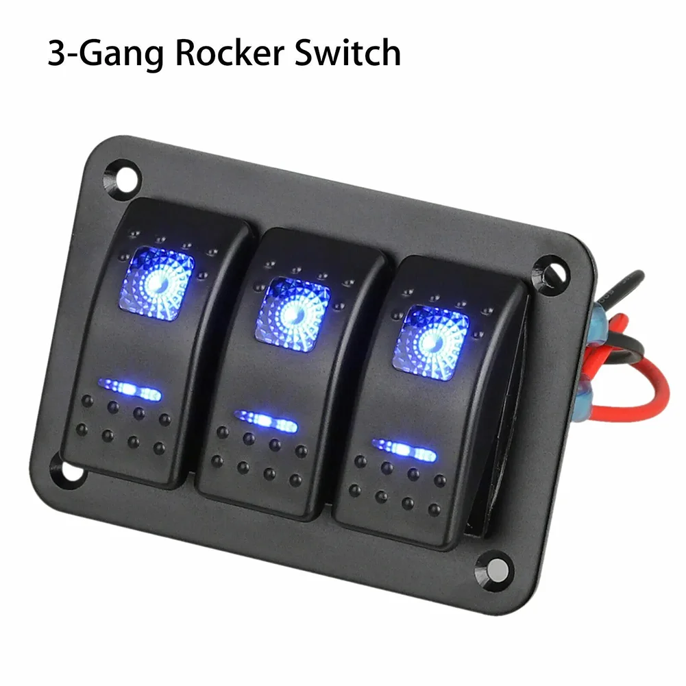 12V 24V Switch Toggle Rocker Switch Panel Wear resistant 10000 On off Cycles 10A 20A Ampere Rating Daily Waterproof Design