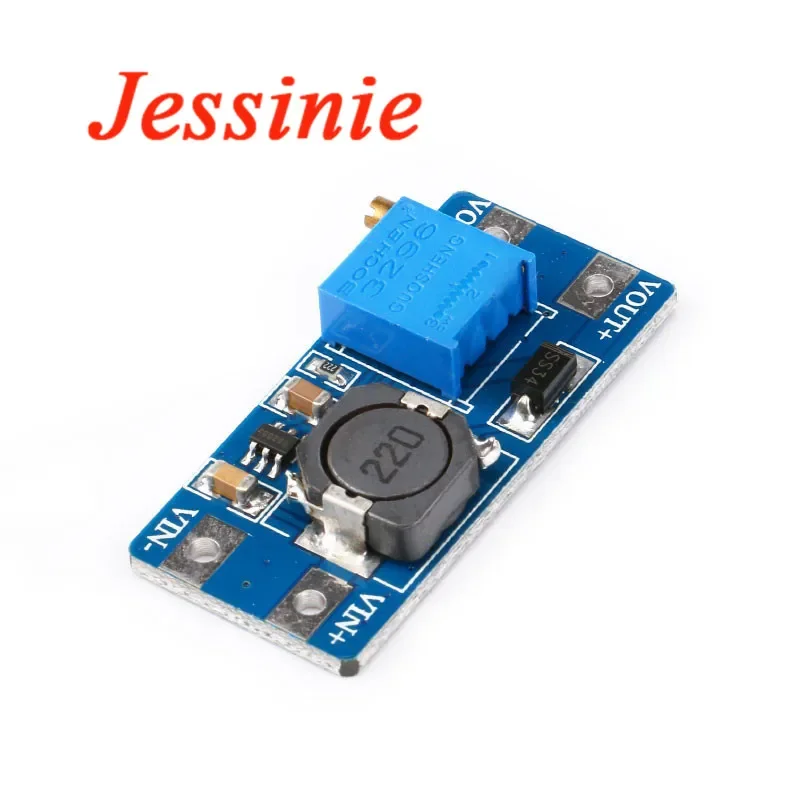 10 adet/1 adet MT3608 DC-DC Ayarlanabilir Boost Modülü 2A DC DC Boost yükseltmeli dönüştürücü 2V-24V 5V 9V 12V 28V elektrik panosu Güçlendirici