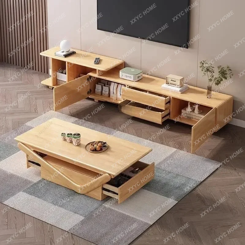Design Tv Consoles Cabinet Boho Simple Decoration Aesthetic Tv Stands Torage Drawe Fernsehschrank Living Room Furniture