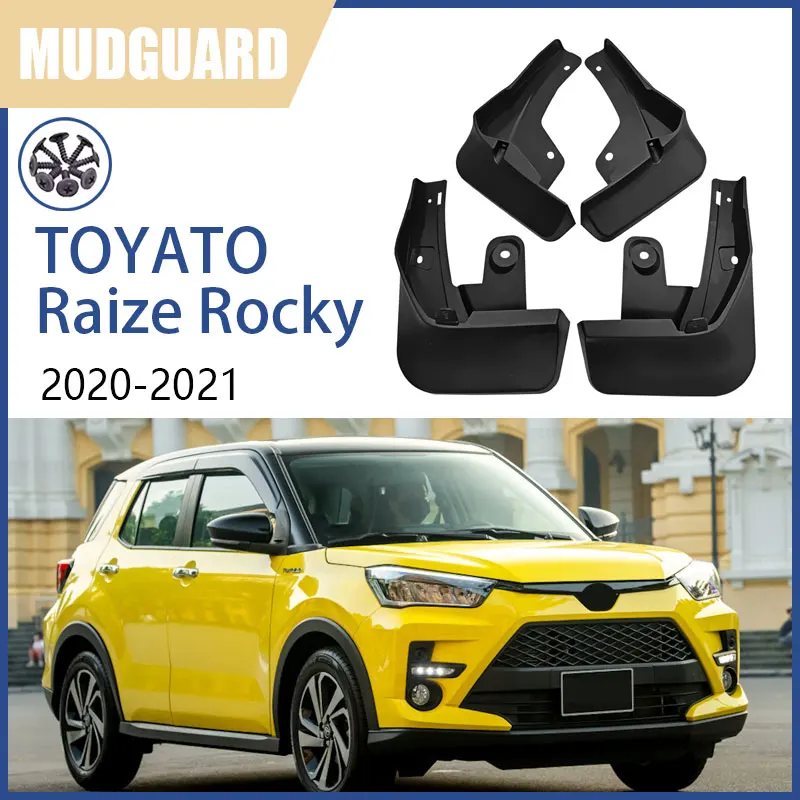 

Брызговики для Toyota Raize Rocky 2021 2020, брызговик, защита колес, аксессуар, передняя и задняя крышка, Стайлинг автомобиля
