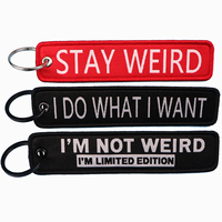 Weird Quotation Car Keychain Women Keyring Keychains for Men Cool Key Tag Accessories Fashion Jewelry Accessories Friends Gifts