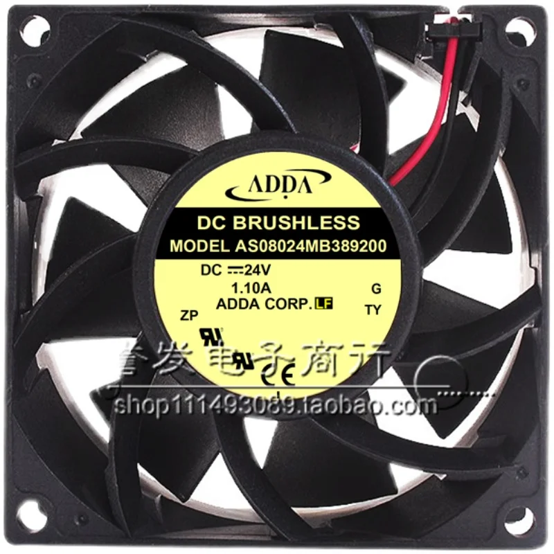 Nuevo RADIADOR de ventilador de refrigeración ORIGINAL AS08024MB389200 24V 1.10A 8038 80x80x38mm