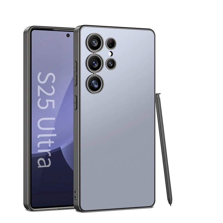 ​ สําหรับ Samsung S25ultra Skin Feeling โทรศัพท์มือถือกรณี Simple ป้องกันกรณีอุปกรณ์เสริม