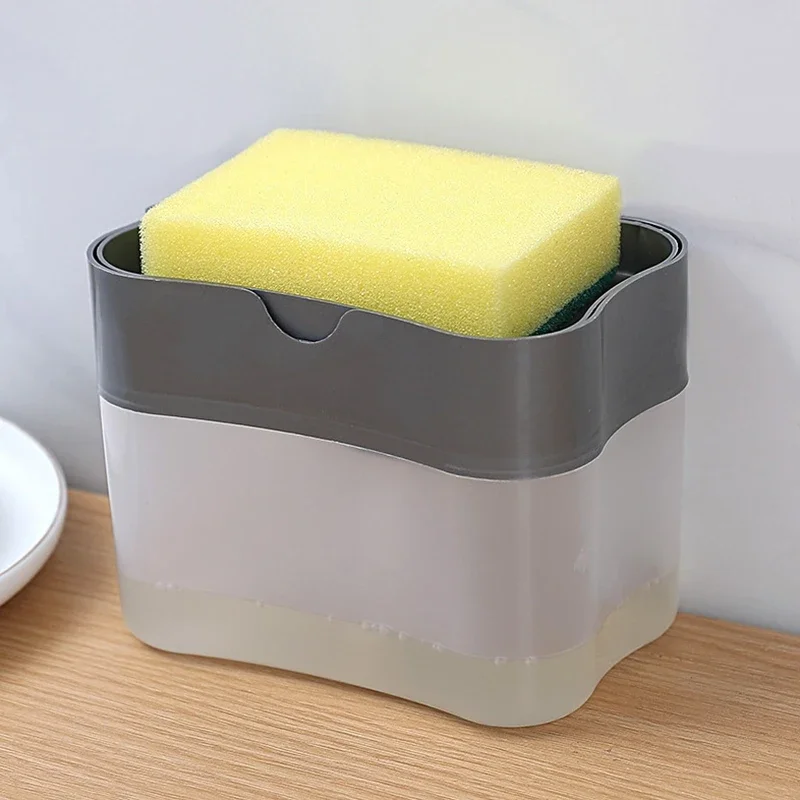 Kitchen Detergent Press Portable Soap Dispenser Pak Clean Cloth Dishwashing Pot Soap Dispenser Cleaning Tool image 5