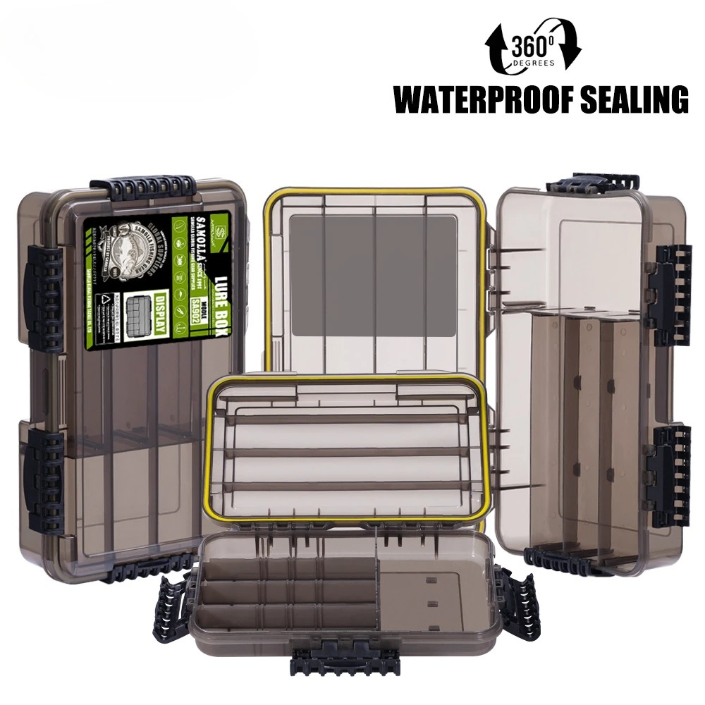 

Новая водонепроницаемая очень большая коробка для приманок, коробка для хранения рыболовной приманки и ложной приманки, коробка для рыболовных деталей