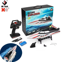 WLtoys WL912-A RC Boat Waterproof upgrade 35km/H High SpeedBoat 2.4GHz RechargeablE Remote Control Ship Kids Toys Gift