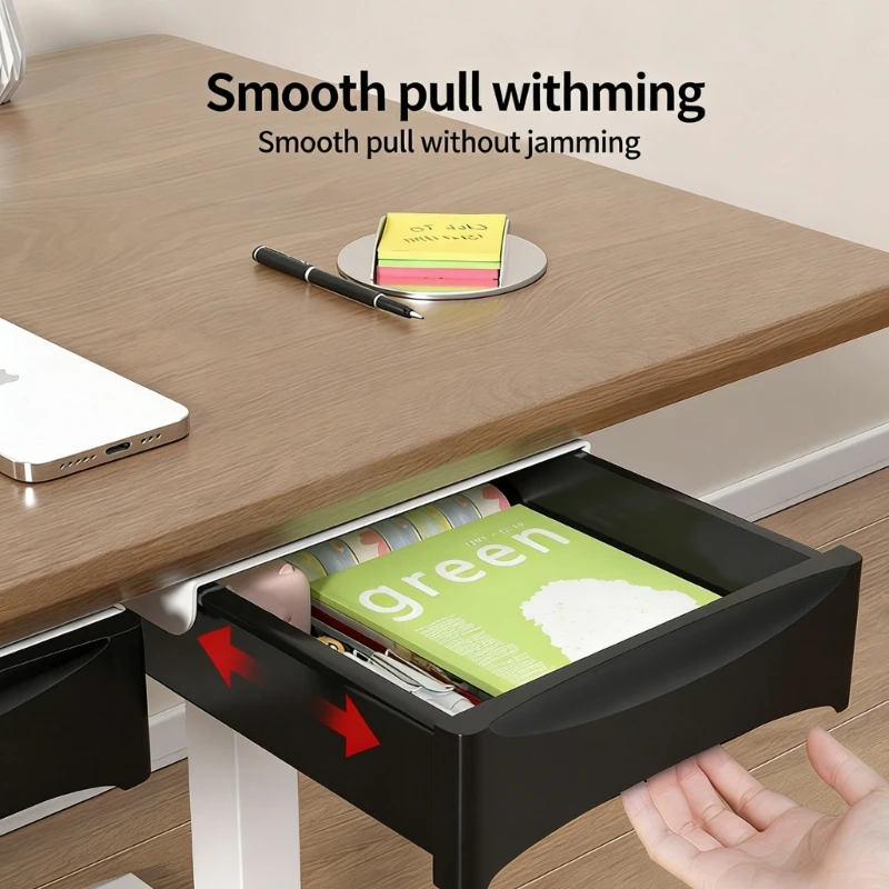 Adhesive Mounted Under Desk Storage Organizer Slide Out Drawer For Quick Setup And Organization Without Drilling high quality
