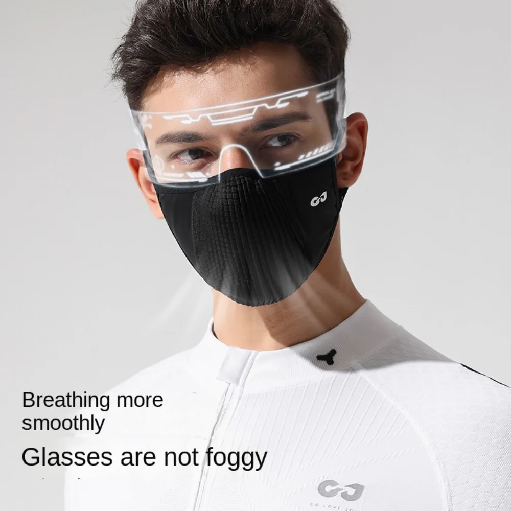 Fashion Reusable UV Face Mask Breathable Thin Cover Ice Silk Face Cover Washable Summer Cycling Wind Shield Women Man - view 2