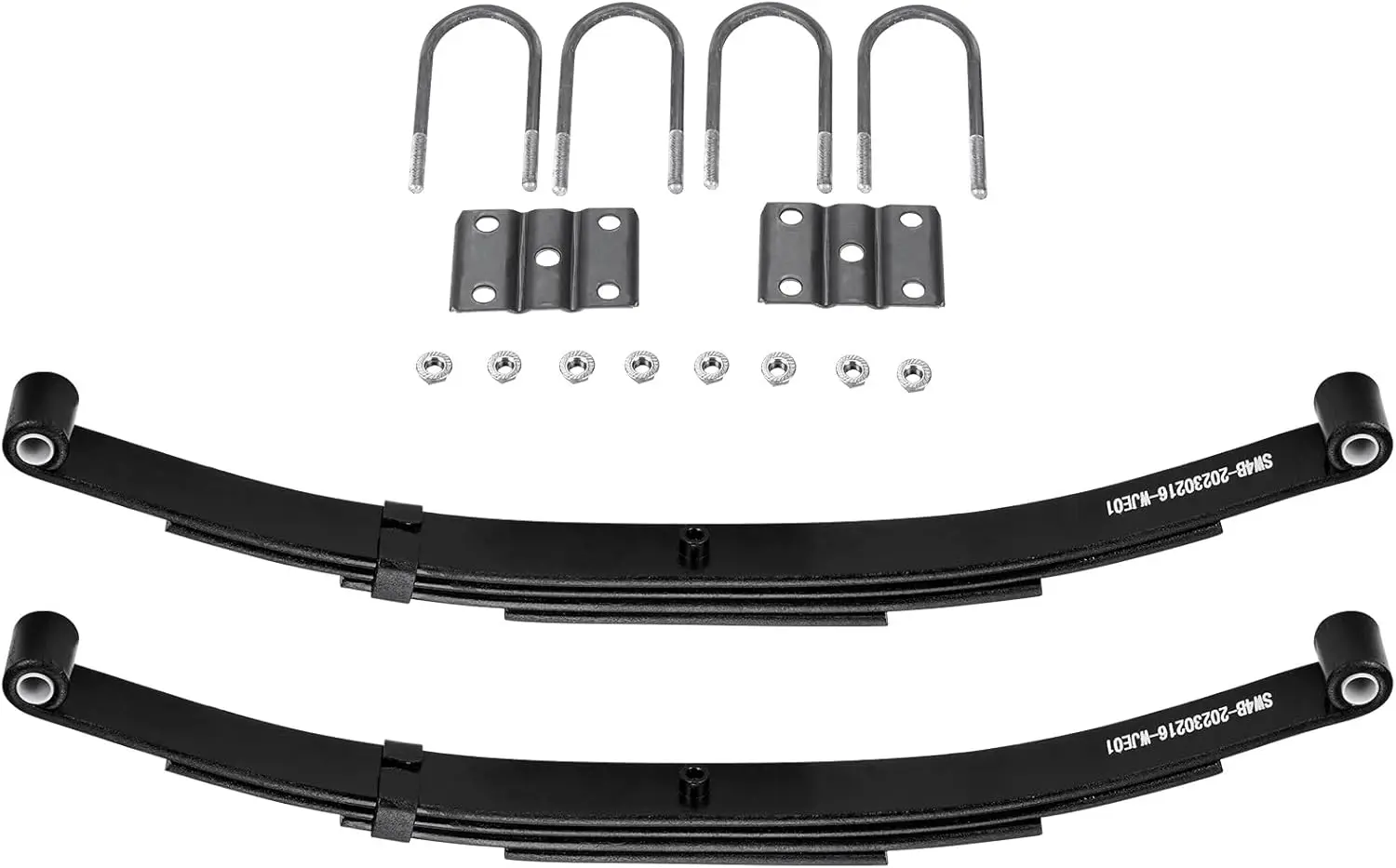 

Пружина с двойным креплением на 4 лепестка, 25-1/4 дюйма, для оси прицепа 3500 фунтов, с комплектом U-образных болтов, грузоподъемность 1750 фунтов, замена SW4B, 2 шт.