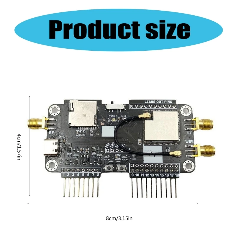 Módulo multifuncional da placa expansão Wifi com antenas faixa dupla
