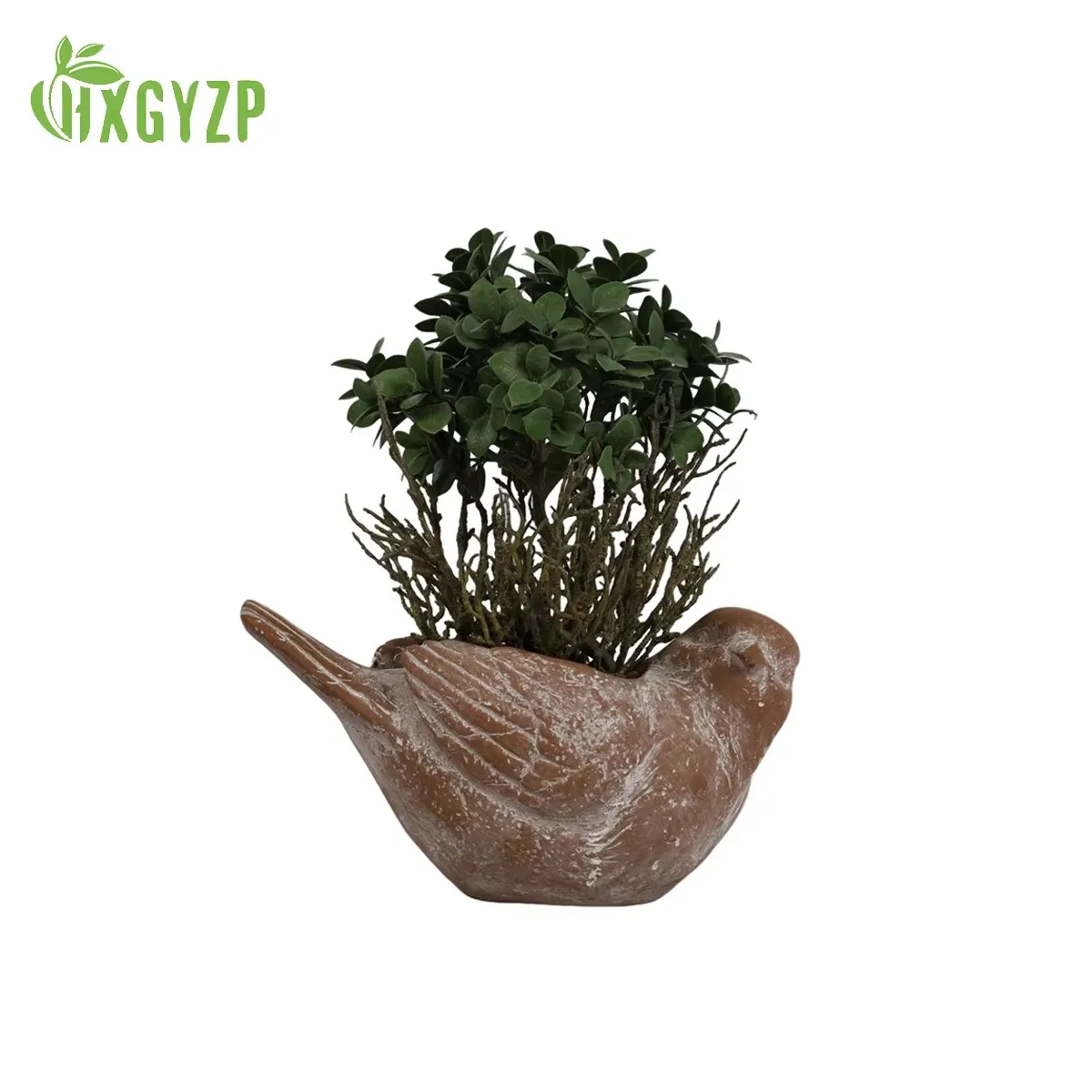

HXGYZP Artificial Plants Fake Plant Potted Tree With Creative Bird Flower Pot Home Decoration Indoor Outdoor Garden Bonsai Tree