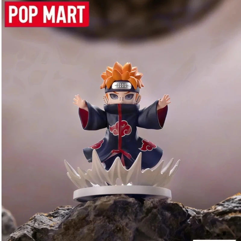 البوب مارت ناروتو أنيمي تمثال سلسلة صندوق أعمى تحصيل أنيمي تمثال لعب للأولاد Itachi Uchiha توبي الألم Zetsu الهدايا