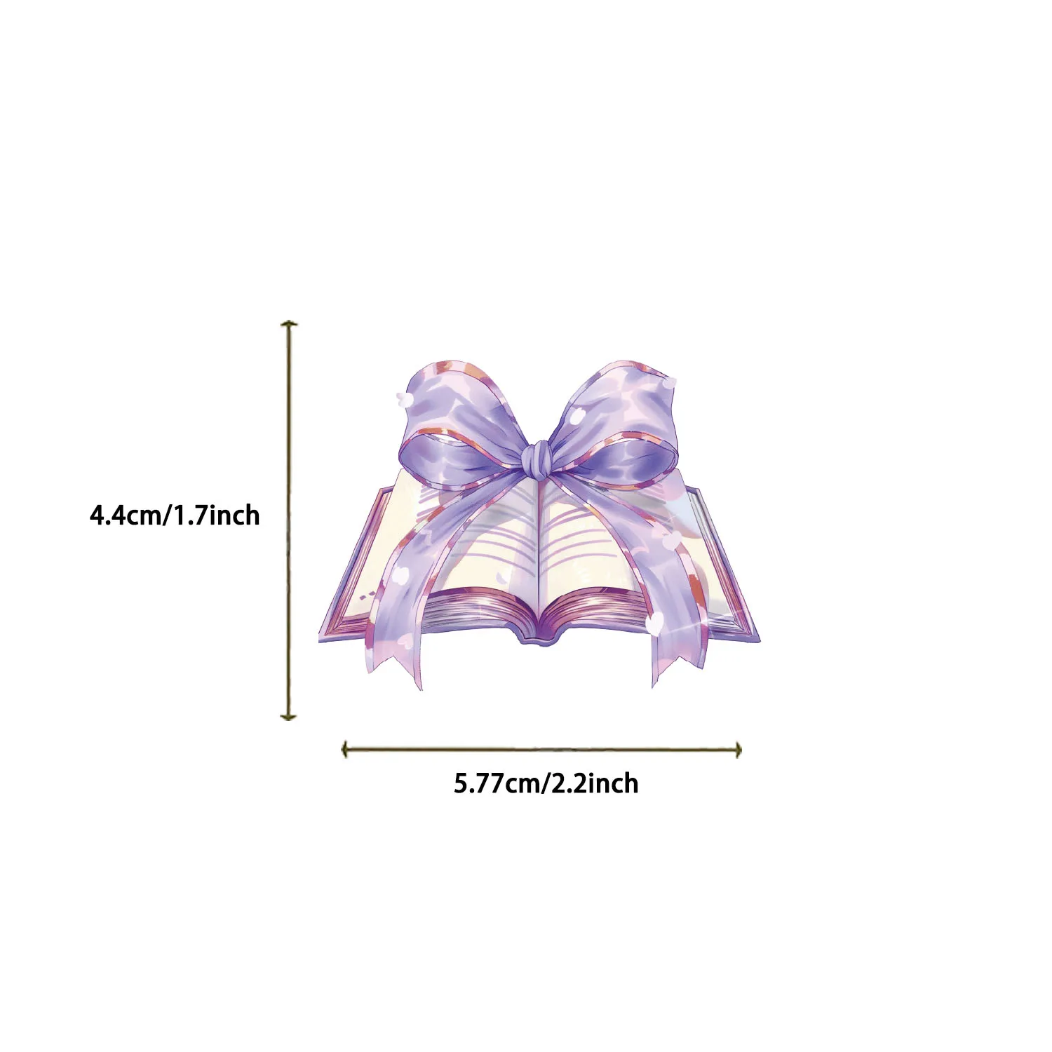 50pcs PET Transparent Purple Dream Cartoon Stickers Luggage Water Cups Scooter Decorative Stickers