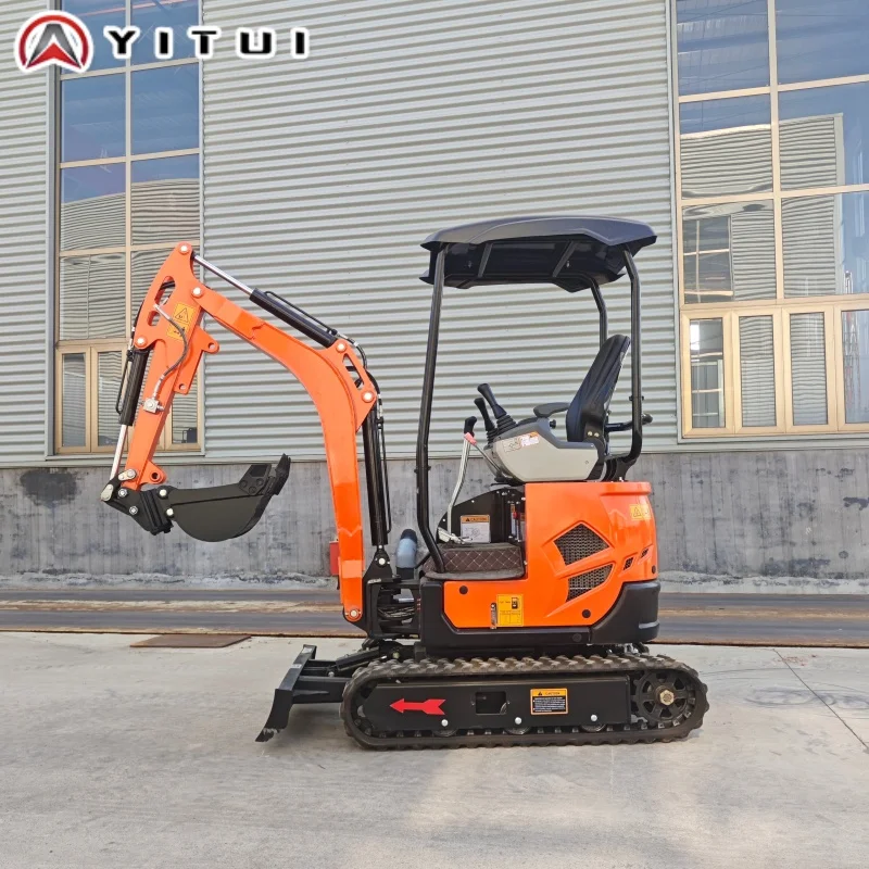 حفار صغير منزلي مخصص حفار صغير مدمج 2.6 طن مع نظام هيدروليكي لحفر الفناء الخلفي والخنادق #2