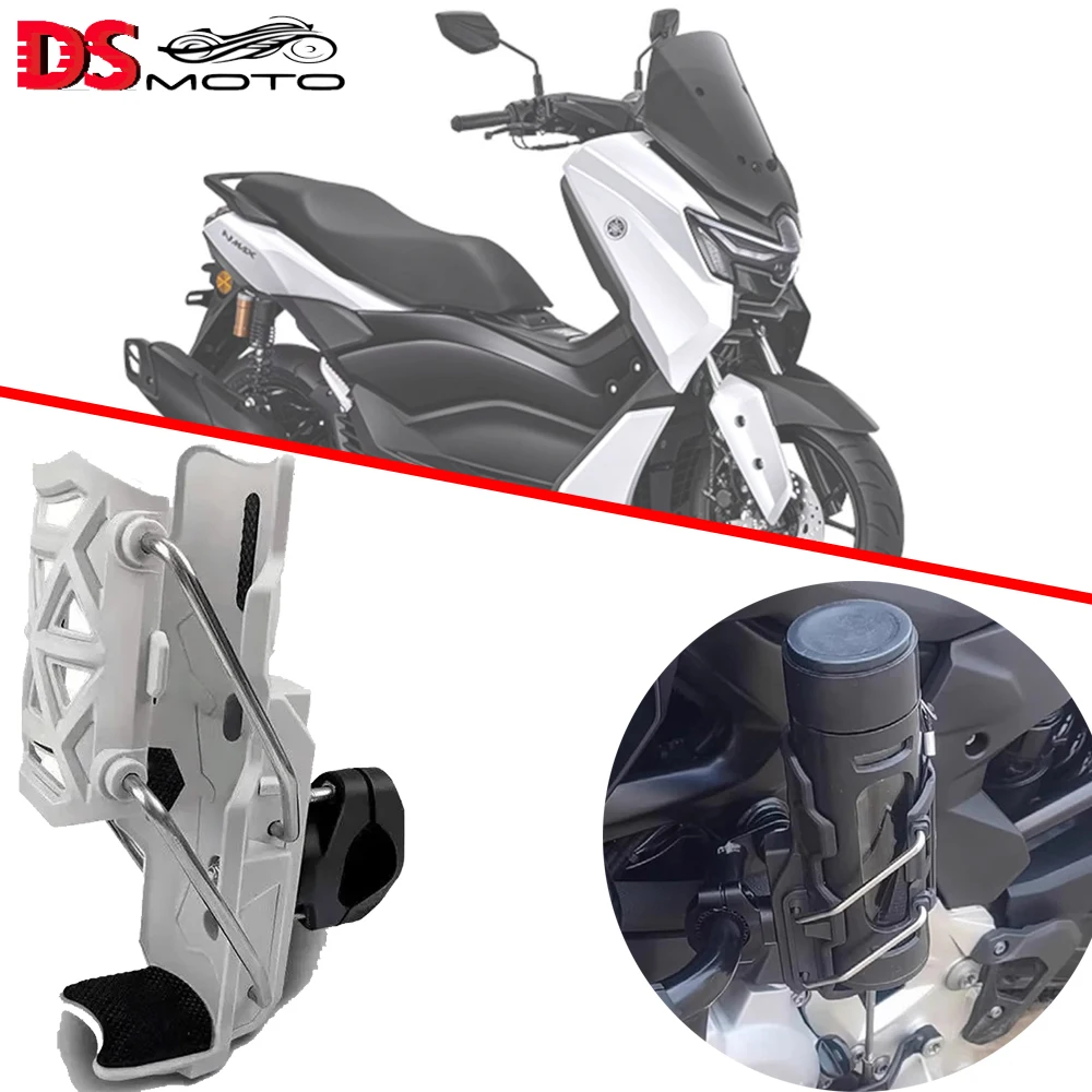 

2025 Beverage Water Bottle Cage For YAMAHA NMAX155 N-MAX NMAX 125 155 Universal Drink Cup Holder Mount Motorcycle Accessories
