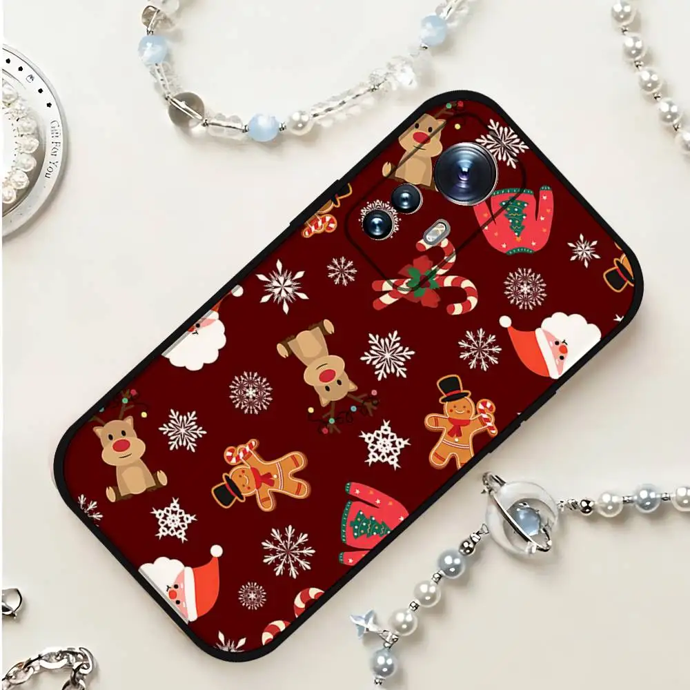 الزواج عيد الميلاد قضية الهاتف ل Xiaomi Redmi 13 12 13 12C 14C Redmi ملاحظة 14 13 12 برو زائد 12S 11S 11 10S غطاء ناعم #4
