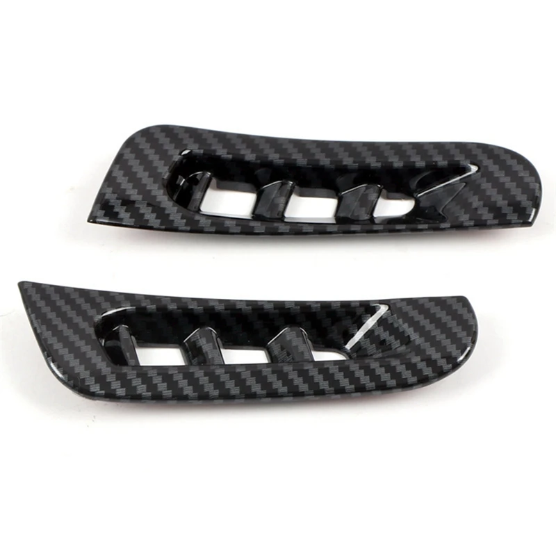 Car Carbon Fiber Front A Pillar Air Conditioner Vent Outlet Cover Trim For Dodge Durango 2011-2022 Kits