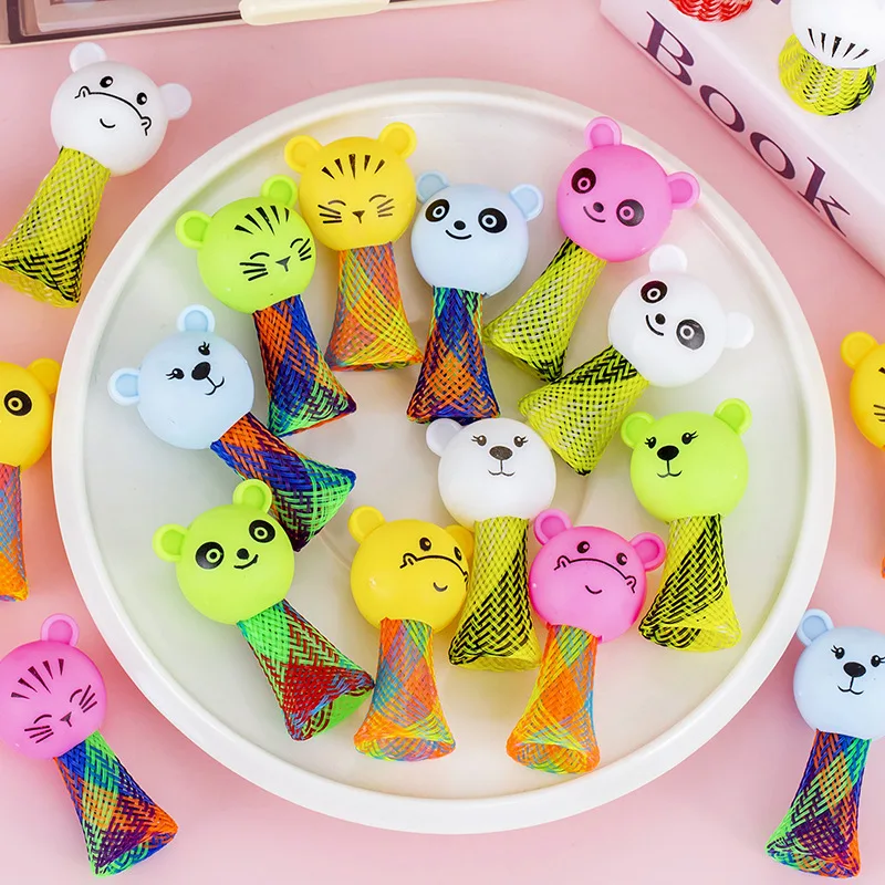 

10/20Pcs Bouncing Elf Cartoon Mini Animal Jumping Games Toys Birthday Party Favors Goodie Bag Gift