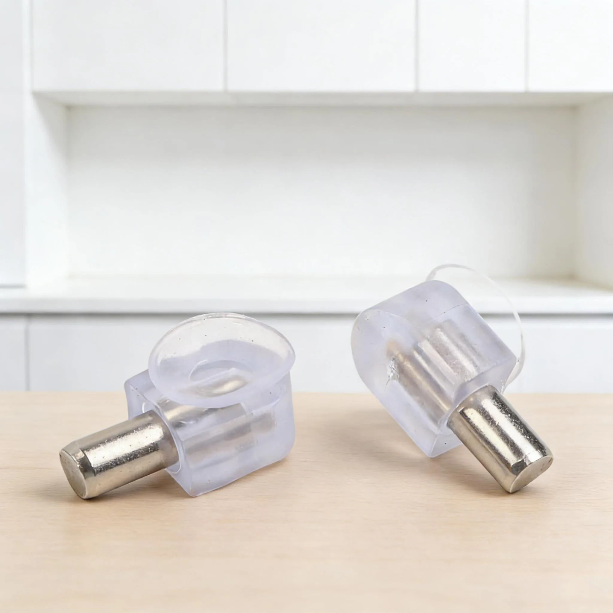 20pcs Shelf Support Studs for Wood and Glass Surfaces with Suction Cup Type Plate Support for Cabinet Bracket Applications