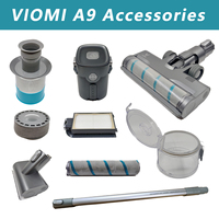 Original VIOMI A9 vacuum Cleaner roller brush HEPA filter battery Accessories