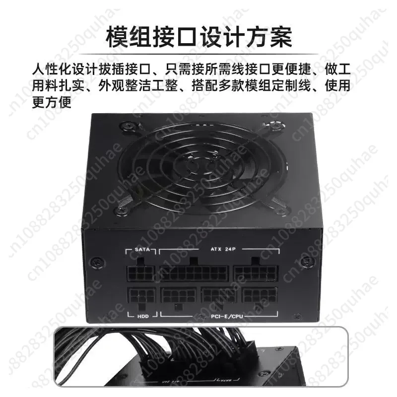 for Small Form Factor Modular SFX PSU 80 Plus Gold 500W 400W Silent Power Supply