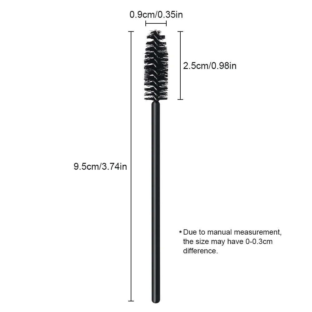50pcs Disposable Eyelash Brushes Extension Crystal Eyebrow Brush Mascara Wand Eye Lashes Cosmetic Tool Set Makeup Beauty