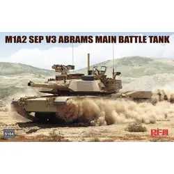 RYEFIELD MODEL RFM RM-5104 1/35 M1A2 SEP V3 Abrams Main Battle Tank - Scale Model Kit