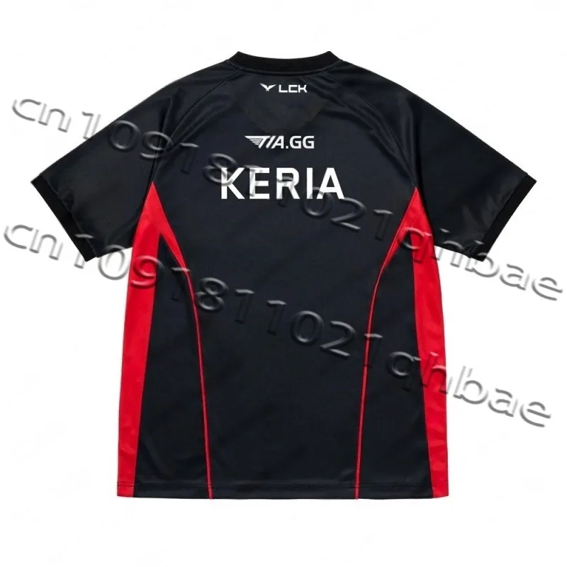 

Esports S13 S14 LCK T1 Fans Team Jersey Men Kids Breathable Round Neck Sportswear Man V-neck T-shirt Outdoor MOTO Tops Tee