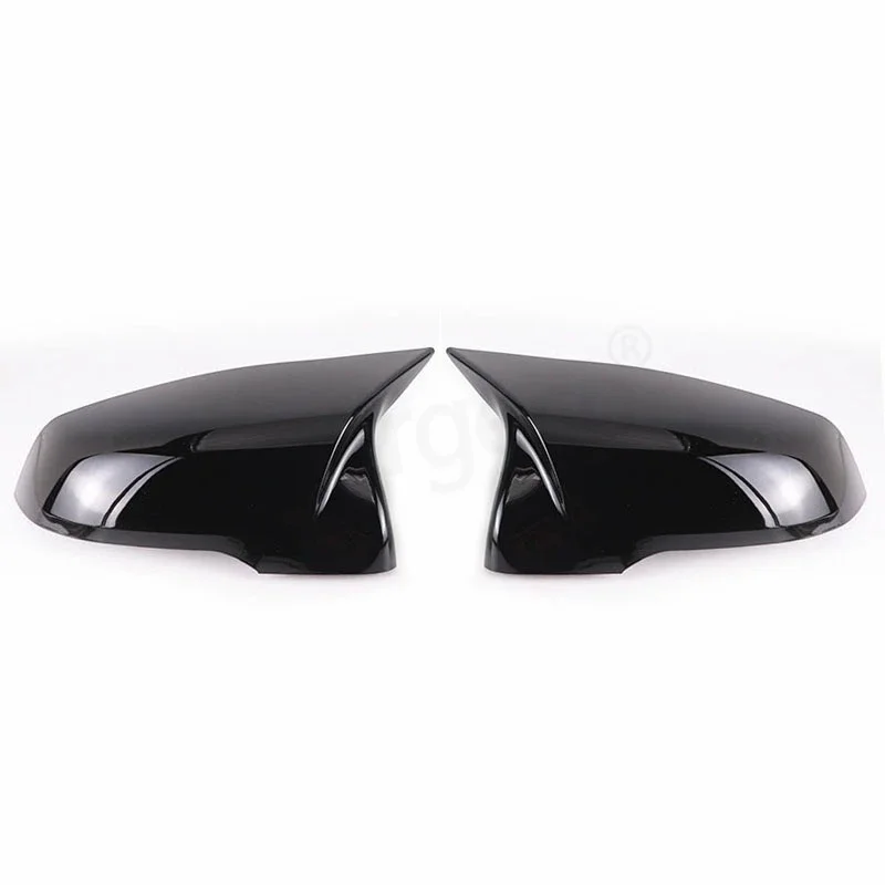 Carbon Fiber Color Gloss Black Mirror Cover For BMW X1 F48 X2 F39 F44 F49 F52 G29 2 Series F45 F46 Touring Side RearView Mirror