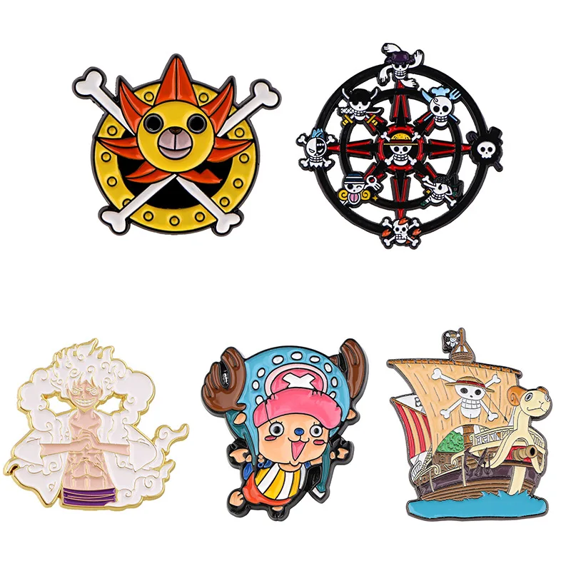 Japanese Cartoon Lapel Pins for Backpacks Brooches for Women Badges on Backpack Enamel Pin Anime Jewelry Accessories Wholesale