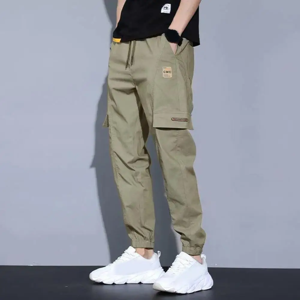 Summer Thin Luxury Golf Jogger Training Gym Fitness Training and Exercise Drawstring Male Stylish Black Elastic Waist Leg Pants