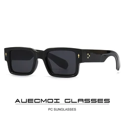 Luxury Brand Designer Square Sunglasses Women For Men Trending Classic Sun Glasses Vintage Fashion Rivet Steampunk Shades UV400
