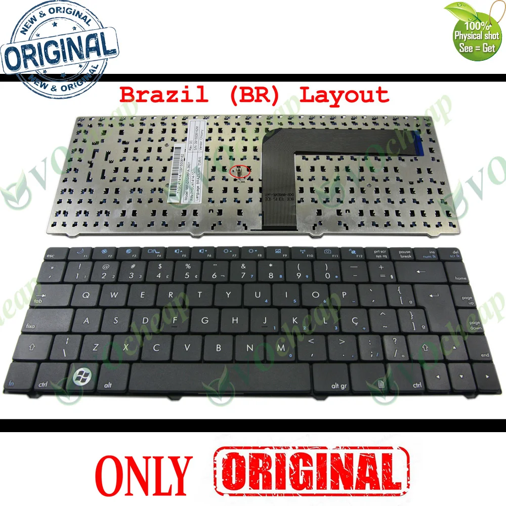 

New Laptop Keyboard for Teclado Notebook Cce Wm52c T52c T31 J95 Intelbras I22 I210 Advent 5612 BR Brazilian PO MP-07G38PA-3601