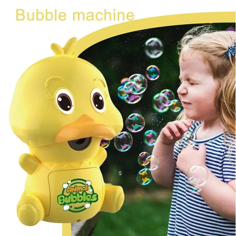 Animal Bubble Machine Cartoon Automatic Bubble Maker Indoor And Outdoor Games For Kids Ages 3 Bubble Toy For Birthday Wedding