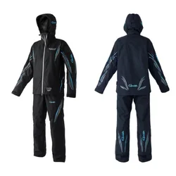 Gamakatsu Fishing Clothing Autumn Winter Waterproof Breathable Rock Fishing Suit Unisex Thin Sports Against Rainstorm GM-3718