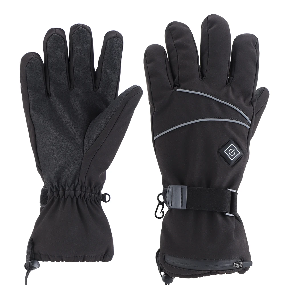 

Outdoor Waterproof Heated Ski Gloves for Winter Sports-Snowboarding Fishing with Comfortable Electric Heating and Battery Box